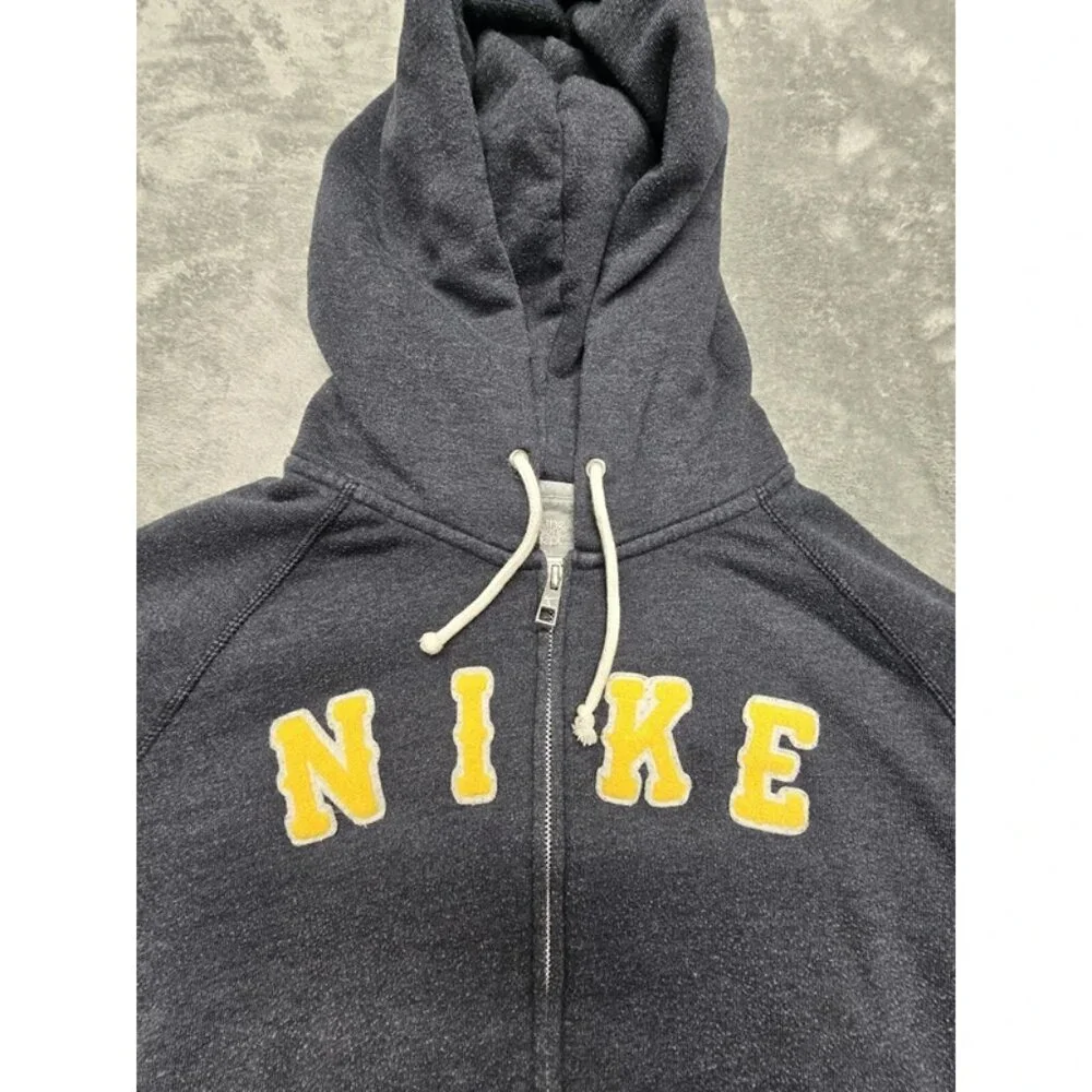 Nike Hoodie Jacket Womens Zip-Up‎ Gray Large